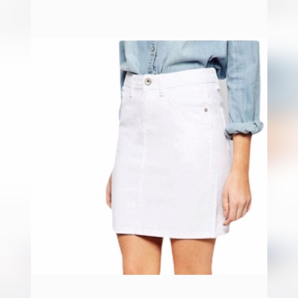 Earl jeans women with stones white skirt